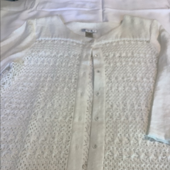 White Lacy Over Tunic - Picture 4 of 4